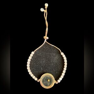 Rose Gold Mustard Seed Bolo Bracelet